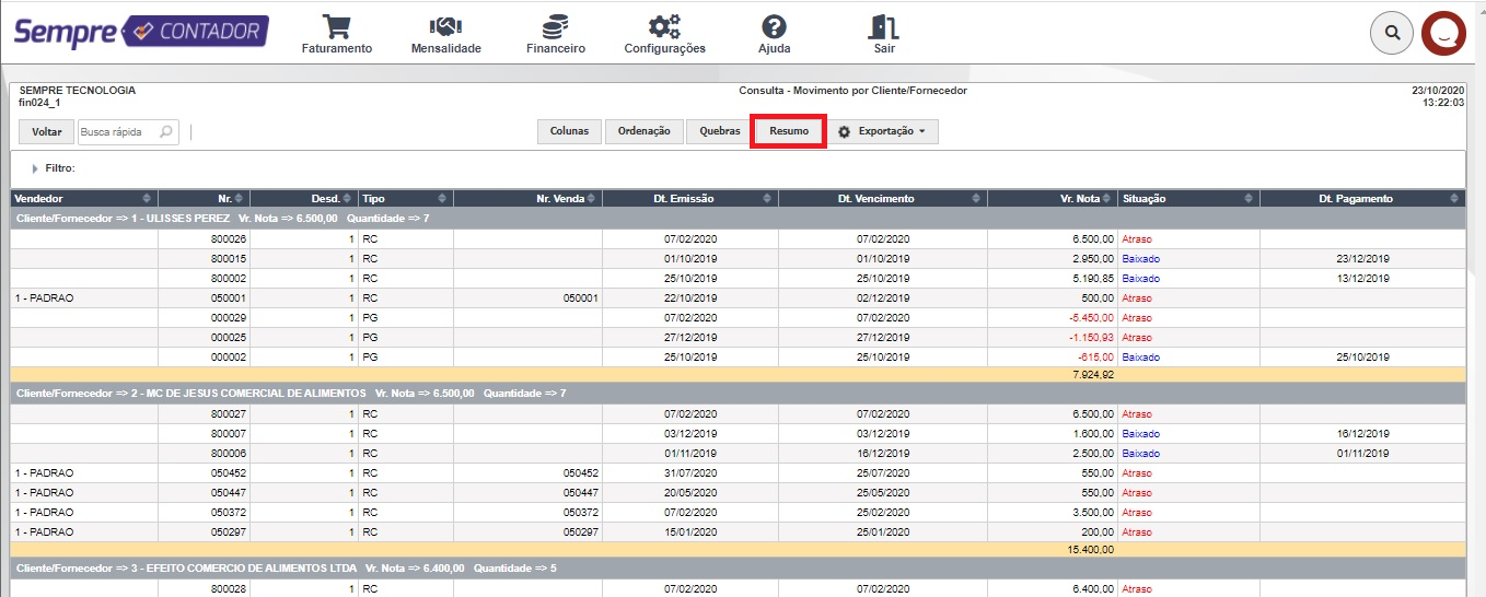 Manual De Instru Es Sc Como Visualizar Movimenta Es Financeiras