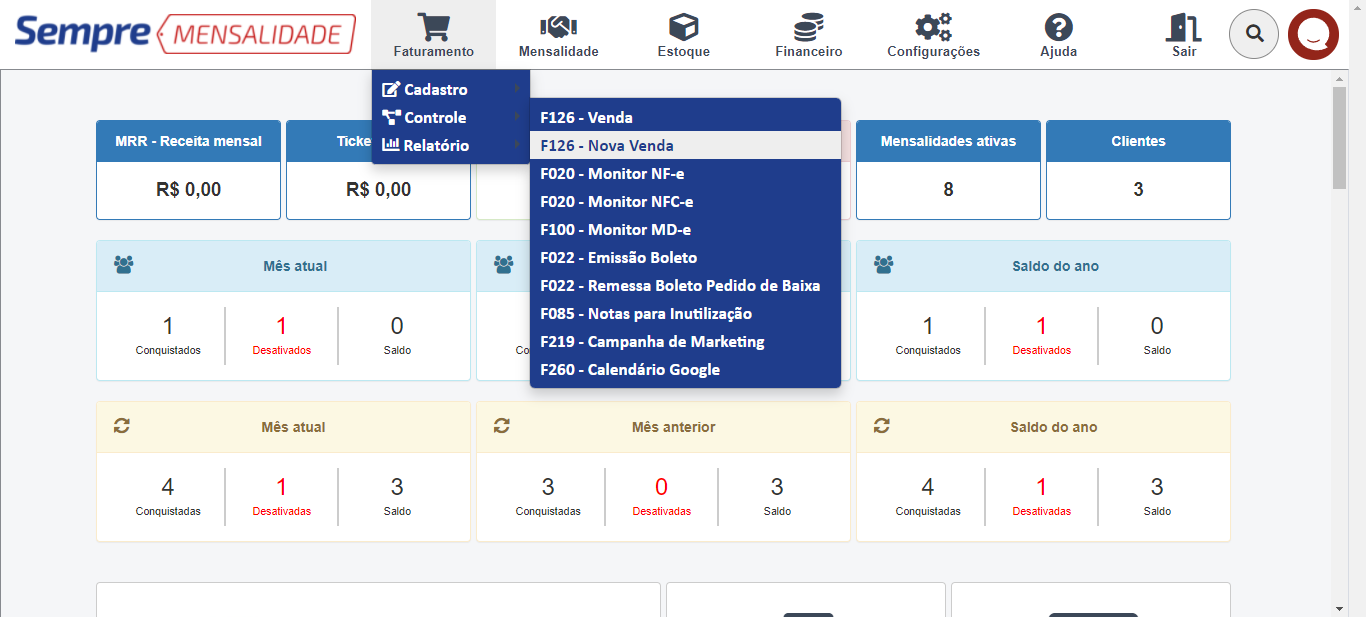 Manual de Instruções: SM021 Como emitir uma nota fiscal eletrônica